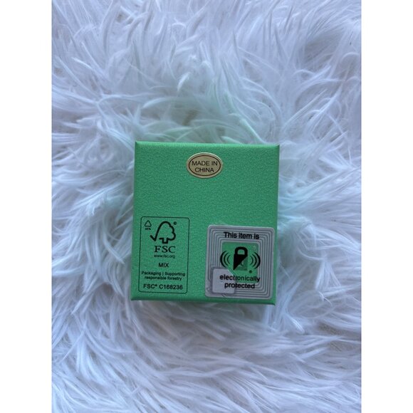 Lake + Gray Cubic Zirconia Sterling Silver Stud Earrings In Original Green Gift - Picture 4 of 9